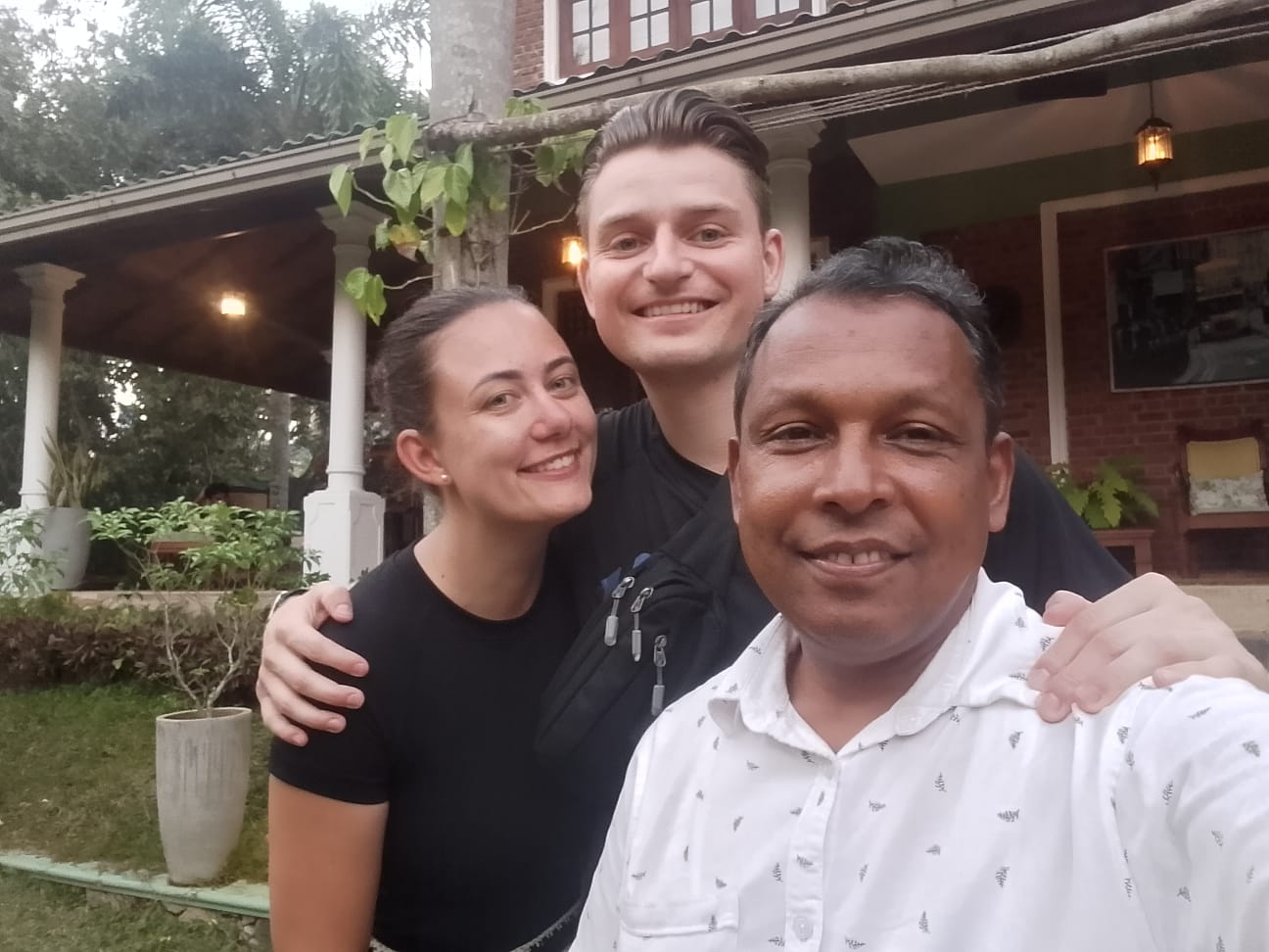 Happy moments with our guide Gamini